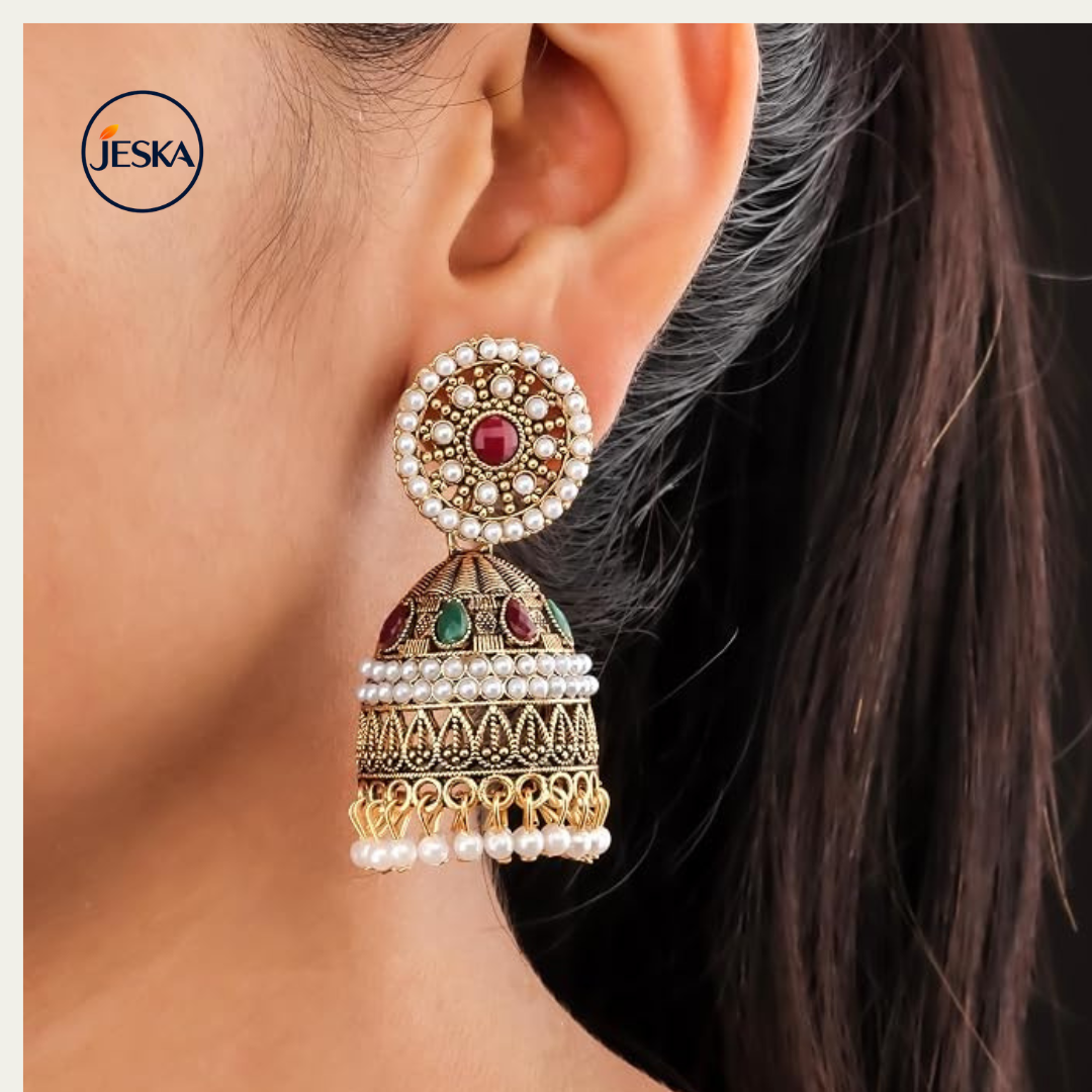 JESKA Jhumkas For Girls Traditional